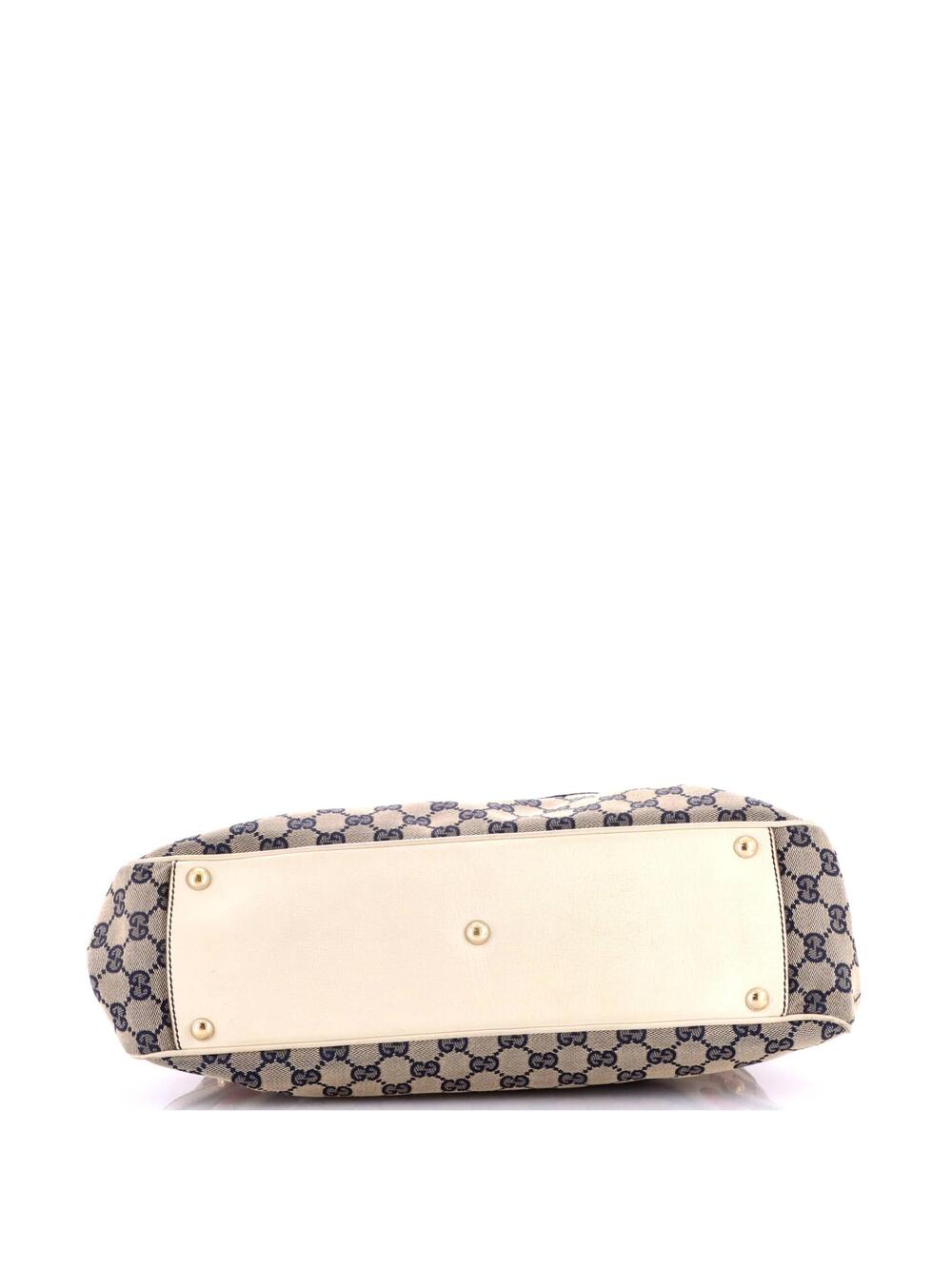 Gucci Vintage Web Bowler Bag Gg Canvas #374807G75B - Picture 4 of 9